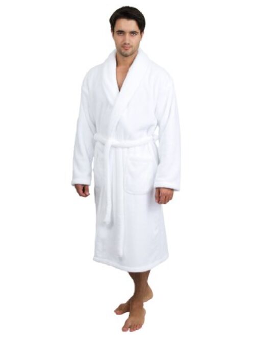 TowelSelections Men's Super Soft Plush Bathrobe Fleece Spa Robe