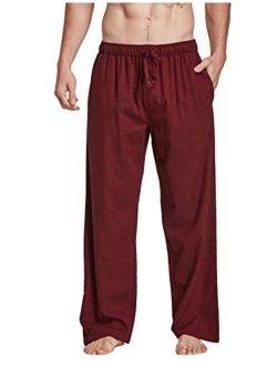 CYZ Men's 100% Cotton Premium Super Soft Flannel Plaid Pajama/Lounge Pants