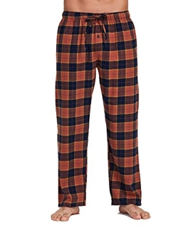 CYZ Men's 100% Cotton Premium Super Soft Flannel Plaid Pajama/Lounge Pants