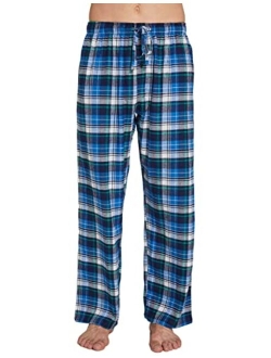 CYZ Men's 100% Cotton Premium Super Soft Flannel Plaid Pajama/Lounge Pants