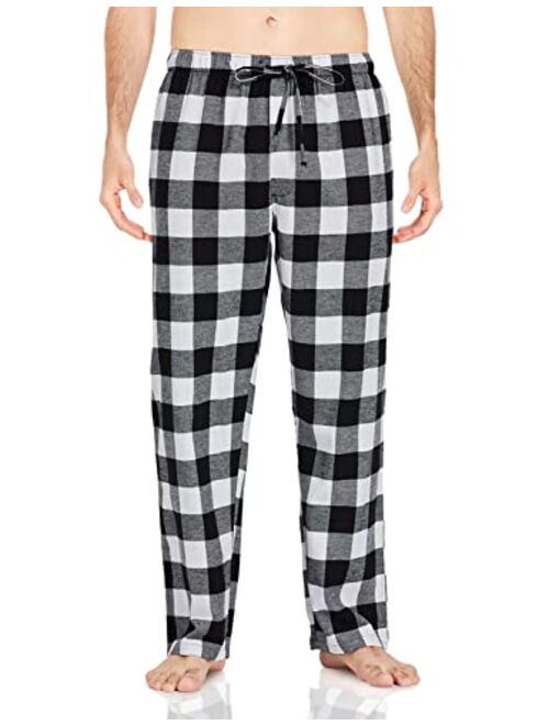 CYZ Men's 100% Cotton Premium Super Soft Flannel Plaid Pajama/Lounge Pants