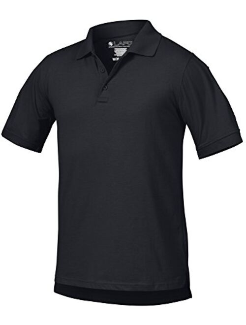 LA Police Gear Men Antiwrinkle Operator Tactical Short Sleeve Polo Shirt