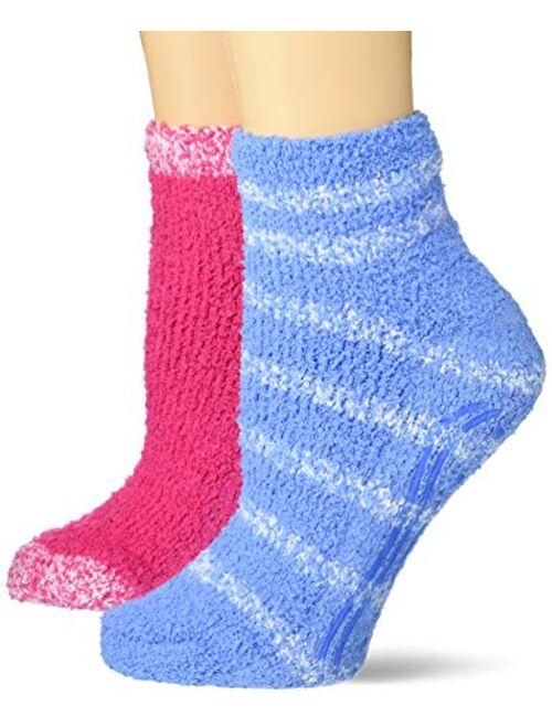 Dr. Scholl's womens 2 Pack Soothing Spa Low Cut Lavender + Vitamin E Socks With Silicone Treads