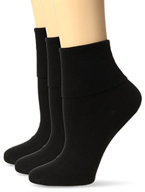 No Nonsense Women's Cotton Basic Cuff Sock