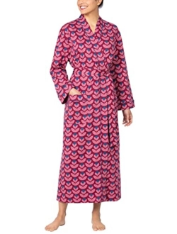 Long Women's Cotton Robes - Soft Robe Womens