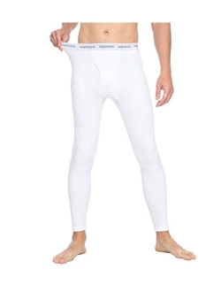 Men's Heavyweight Thermal Underwear Pants Fleece Lined Long Johns Leggings Base Layer Bottom M25