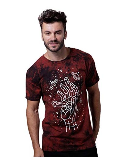 INTO THE AM Men's Graphic Tees - Casual Short Sleeve Plain Crew Neck T-Shirt