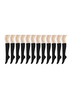 Gelante 12 Pairs Women Knee High Socks