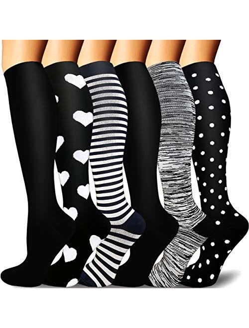 Compression Socks for Running,Nursing,Circulation,Recovery & Travel