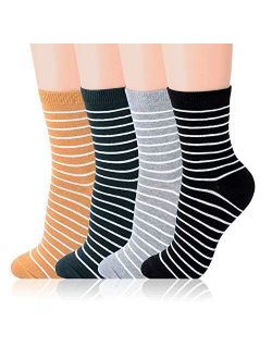 Kikiya Socks Women's Pattern Design Crew Socks