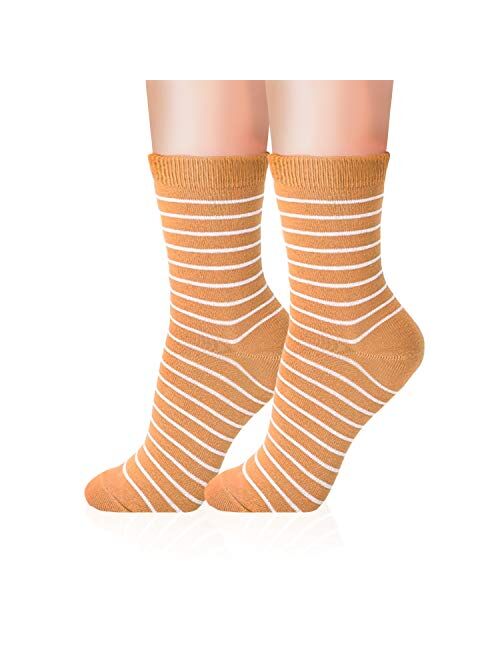 Kikiya Socks Women's Pattern Design Crew Socks