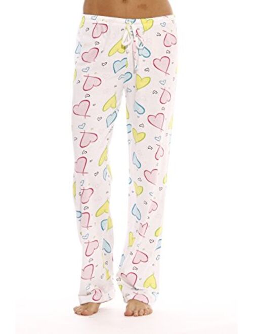 Just Love 100% Cotton Jersey Knit Fun Print Women Pajama Pants Sleepwear