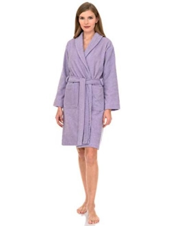 TowelSelections Women's Robe, Turkish Cotton Short Terry Bathrobe Made in Turkey