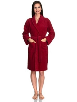 TowelSelections Women's Robe, Turkish Cotton Short Terry Bathrobe Made in Turkey