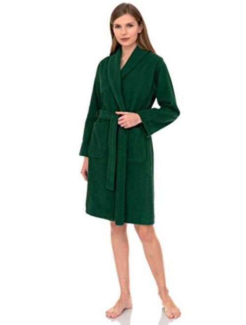 TowelSelections Women's Robe, Turkish Cotton Short Terry Bathrobe Made in Turkey