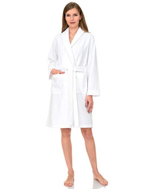 TowelSelections Women's Robe, Turkish Cotton Short Terry Bathrobe Made in Turkey