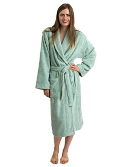 TowelSelections Women's Robe, Turkish Cotton Luxury Terry Shawl Bathrobe