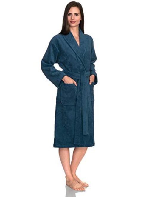 TowelSelections Women's Robe, Turkish Cotton Luxury Terry Shawl Bathrobe