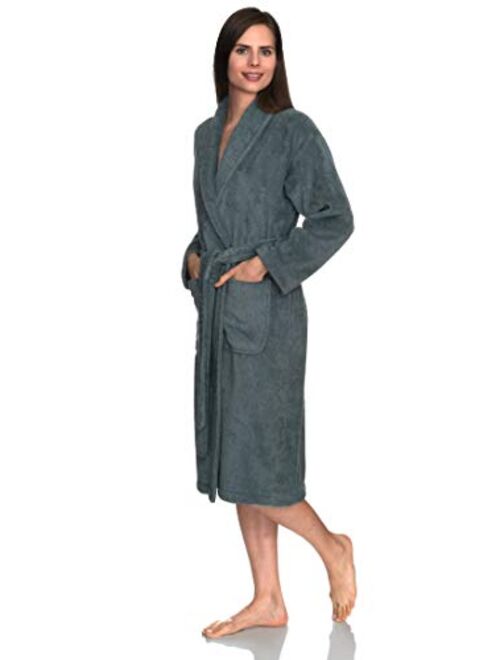 TowelSelections Women's Robe, Turkish Cotton Luxury Terry Shawl Bathrobe