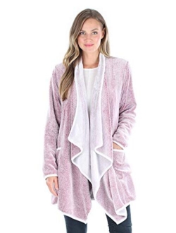 Sleepyheads Women's Fleece Long Sleeve Wrap Robe with Pockets