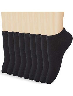 Ankle Socks for Women,3-12 Pair Womens Low Cut Socks Ankle No Show Athletic Short Cotton Casual Socks