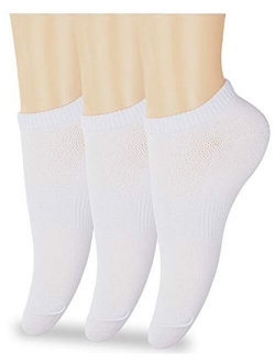 Ankle Socks for Women,3-12 Pair Womens Low Cut Socks Ankle No Show Athletic Short Cotton Casual Socks