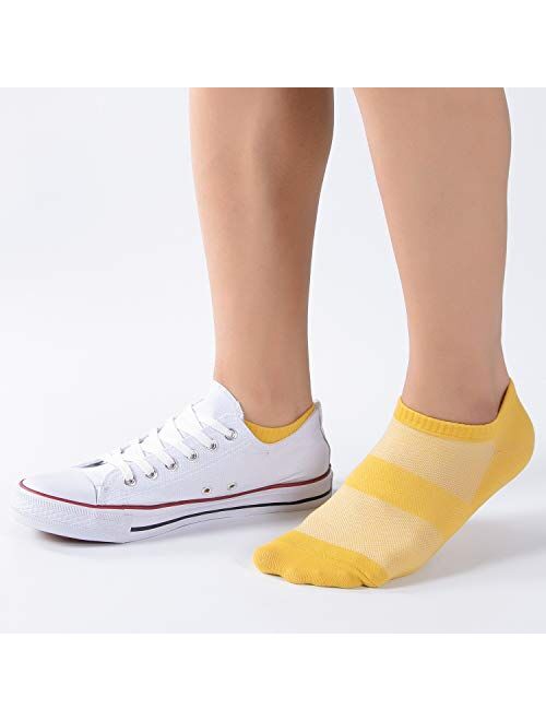 Ankle Socks for Women,3-12 Pair Womens Low Cut Socks Ankle No Show Athletic Short Cotton Casual Socks