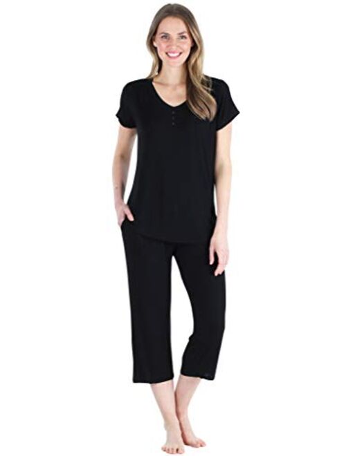 Pajama Heaven Women's Bamboo Jersey Pajama Sleepwear