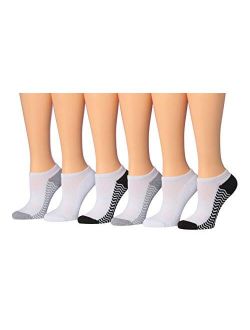 Tipi Toe Women's 6-Pairs Low Cut Athletic Sport Peformance Socks