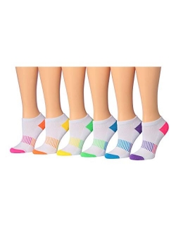 Tipi Toe Women's 6-Pairs Low Cut Athletic Sport Peformance Socks