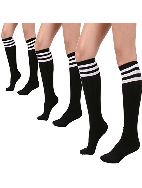 STYLEGAGA Women's Casual Knee High Socks