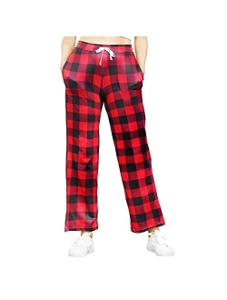 U2SKIIN Womens Cotton Pajama Pants, Comfortable Pajama Pants for Lounge Soft Lightweight Sleep Pj Bottoms for Women