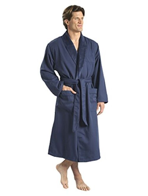 Plush Lined Microfiber Spa Robe - Unisex Luxury Hotel Bathrobe by Monarch/Cypress