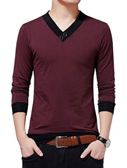 FRTCV Mens Short Sleeve T-Shirt Casual Tops Tee Classic Fit Basic Shirts