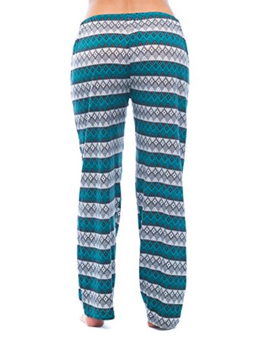 Just Love Silky Soft Women Pajama Pants with Stretch PJs Sleepwear