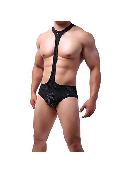 Sexy Borat Mankini for Men V Sling Underwear Stretch One Piece