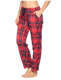 Ashford & Brooks Women's Plush Mink Fleece Pajama Sleep Pants