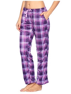 Ashford & Brooks Women's Plush Mink Fleece Pajama Sleep Pants