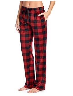 Ashford & Brooks Women's Plush Mink Fleece Pajama Sleep Pants