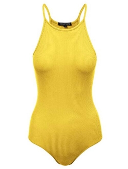 Women's Racerback Tank Top Ribbed Cotton Bodysuits