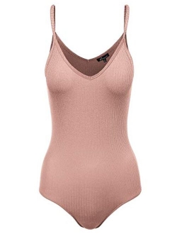 Women's Racerback Tank Top Ribbed Cotton Bodysuits