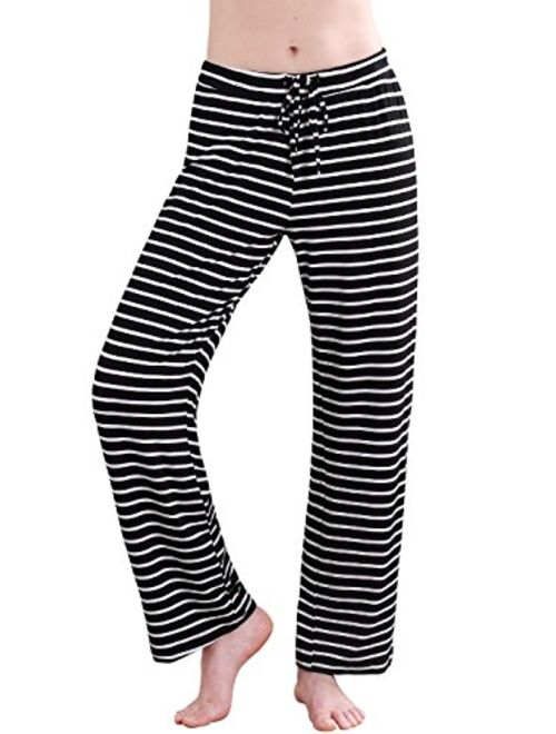 Vislivin Women's Stretch Knit Pajama Pants Modal Sleep Pant