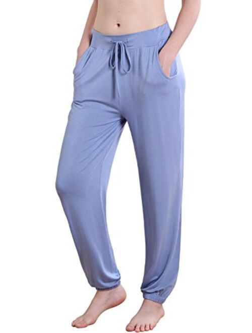 Vislivin Women's Stretch Knit Pajama Pants Modal Sleep Pant