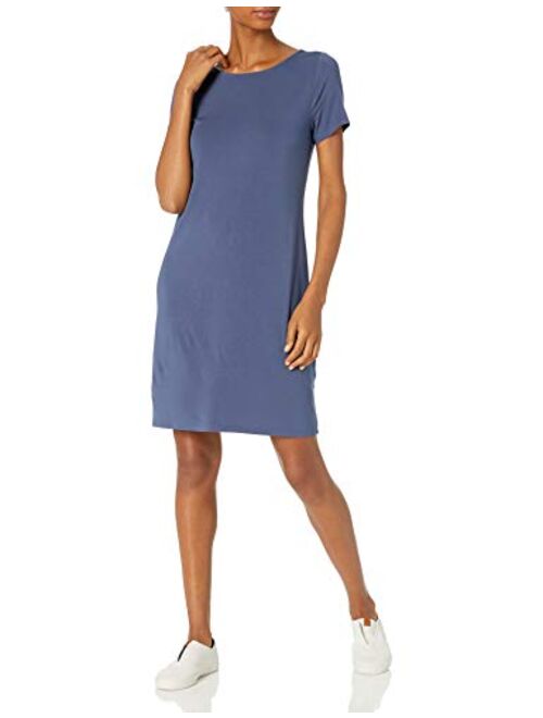 Amazon Brand - Daily Ritual Women's Jersey Ballet-Back T-Shirt Dress