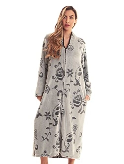 Just Love Plush Zipper Lounger Robe for Women