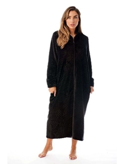 Just Love Plush Zipper Lounger Robe for Women