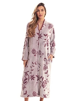 Just Love Plush Zipper Lounger Robe for Women