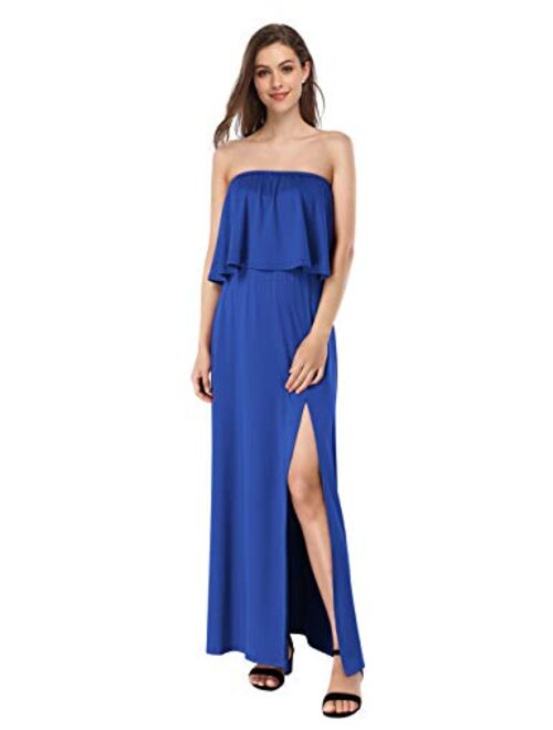 Leadingstar Women's Casual Beach Party Maxi Dress