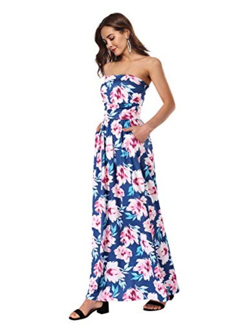 Leadingstar Women's Casual Beach Party Maxi Dress