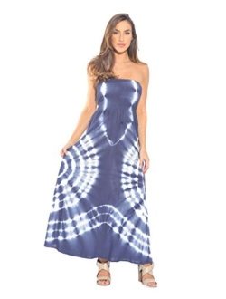 Riviera Sun Rasta Maxi Summer Dress for Women Long Sundress with Removable Straps